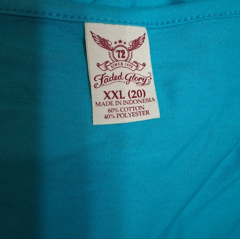 Faded Glory Turquoise Maxi Dress with Button Detail Size XXL NWT - Picture 6 of 6